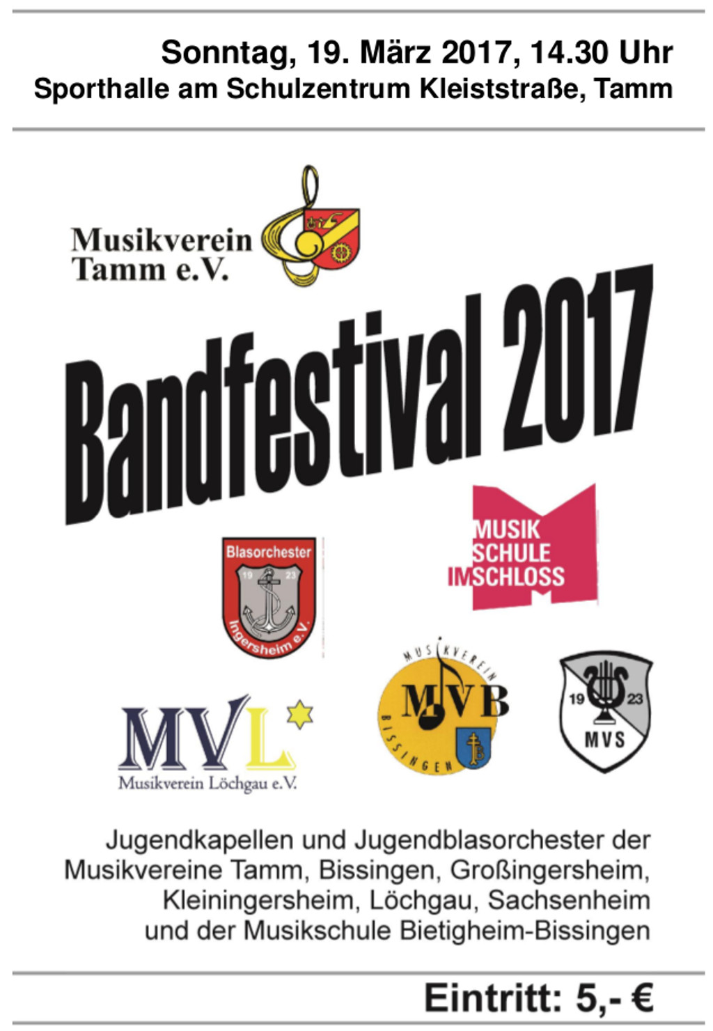 Plakat Bandfestival