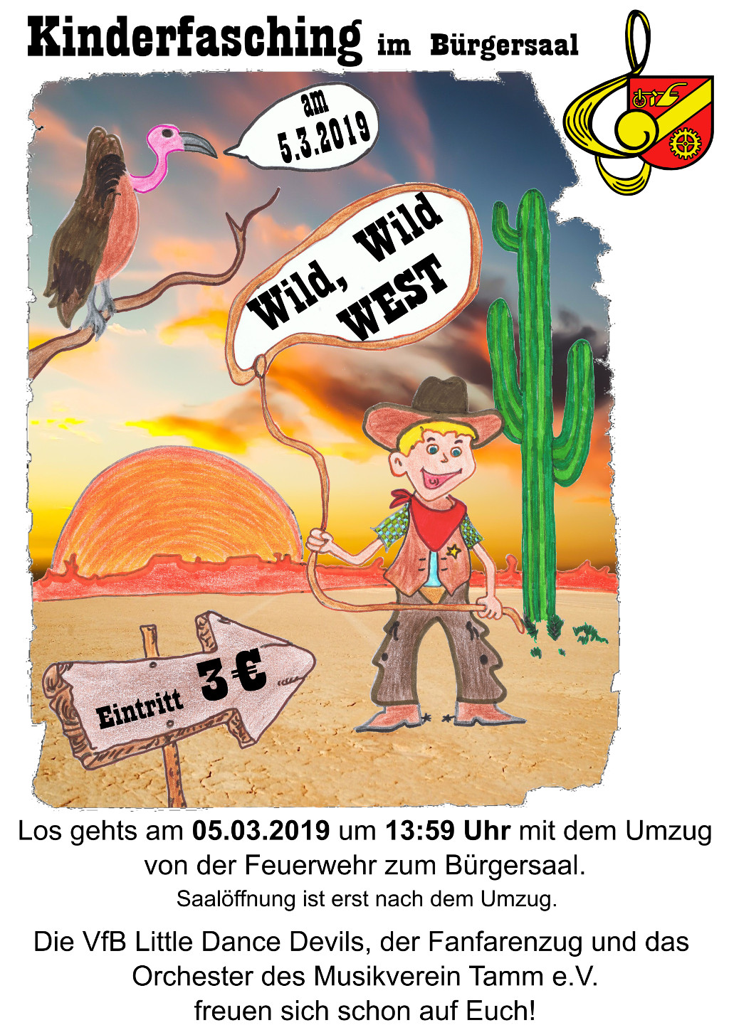 20190209 Kinderfasching Plakat