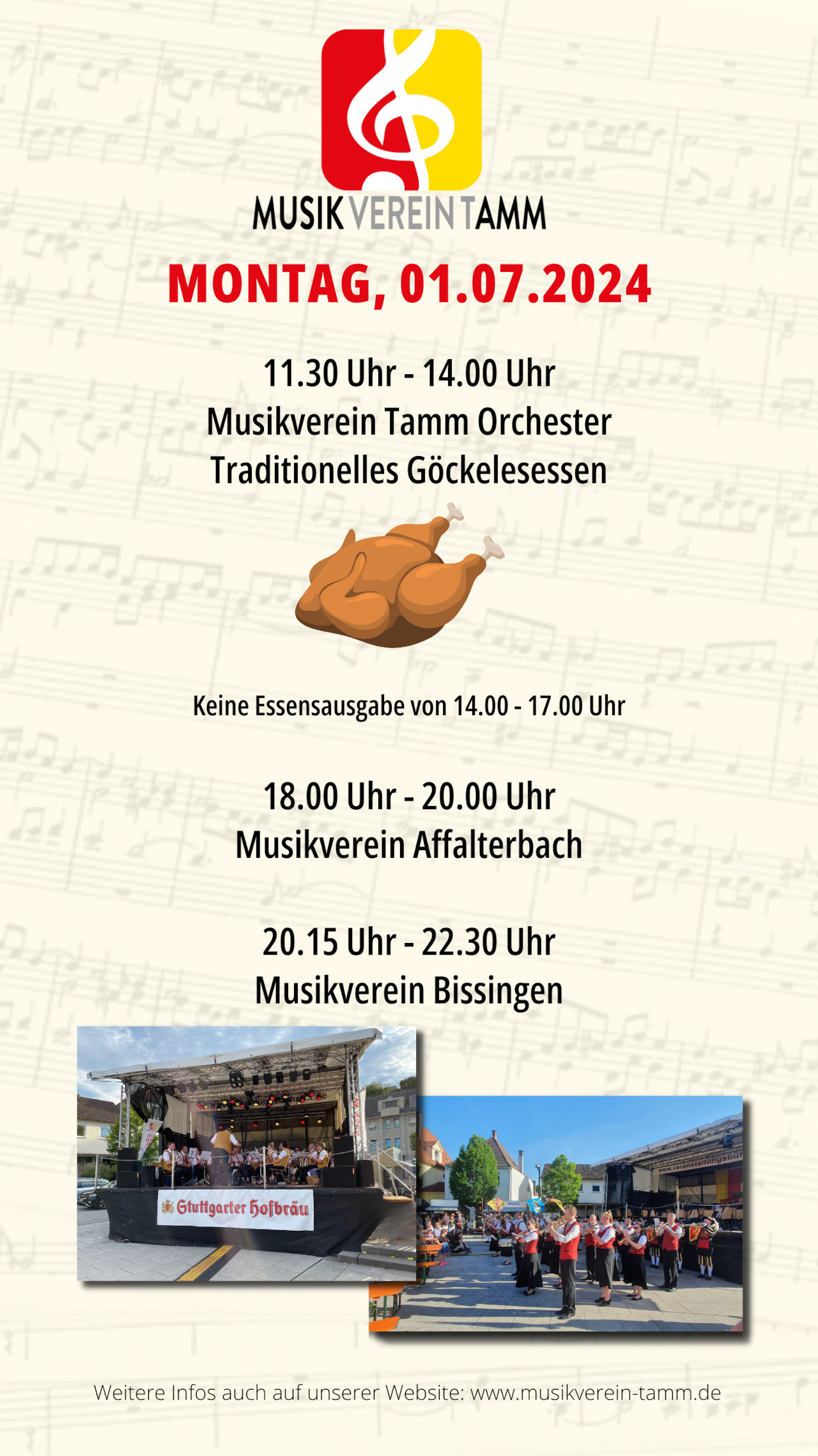 Musikfest Montag