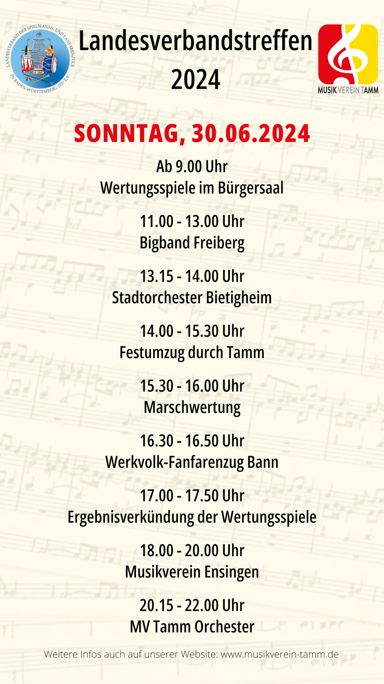 Musikfest Sonntag