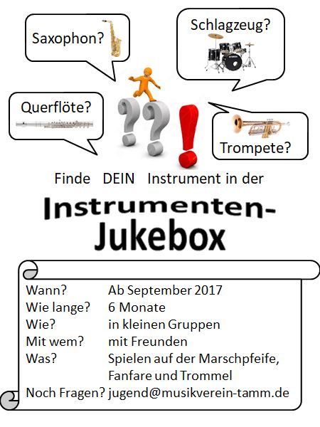 Werbung für unsere Jukebox