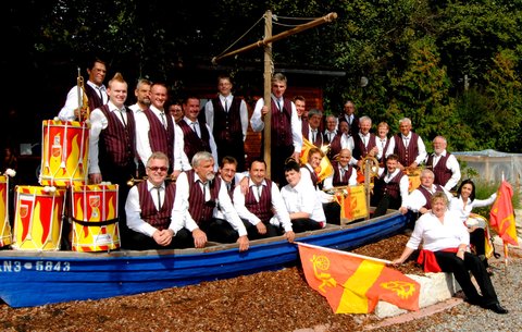 Gruppenbild vom Fanfarenzugtreffen in Konstanz