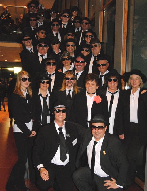 Blues Brothers bei der Flecka-Fasnet