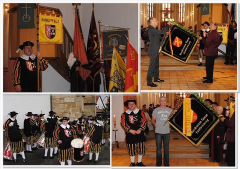 Festliche Standartenweihe in der Bartholomäus-Kirche