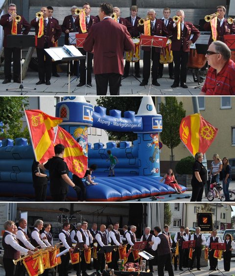 Auftritt des Fanfarenzugs beim AWV-Fest