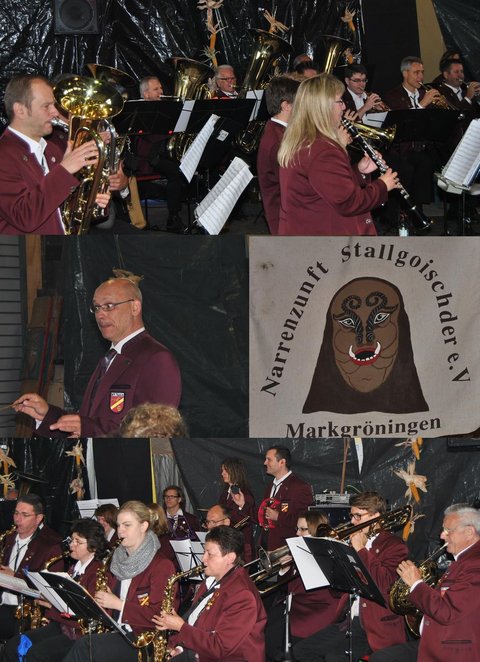Auftritt des Orchesters bei den Stallgoischder
