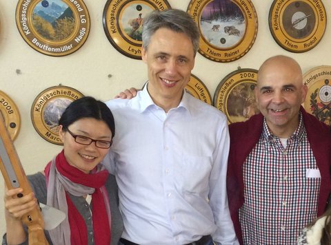 Abordnung im Schuetzenhaus