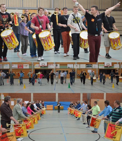 Probenwochenende der Fanfaren