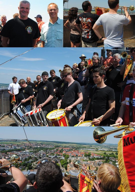 Besuch aus Bann zur Marschprobe