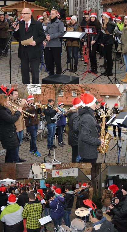 Unsere Jugend beim Tammer Weihnachtsmarkt 2014