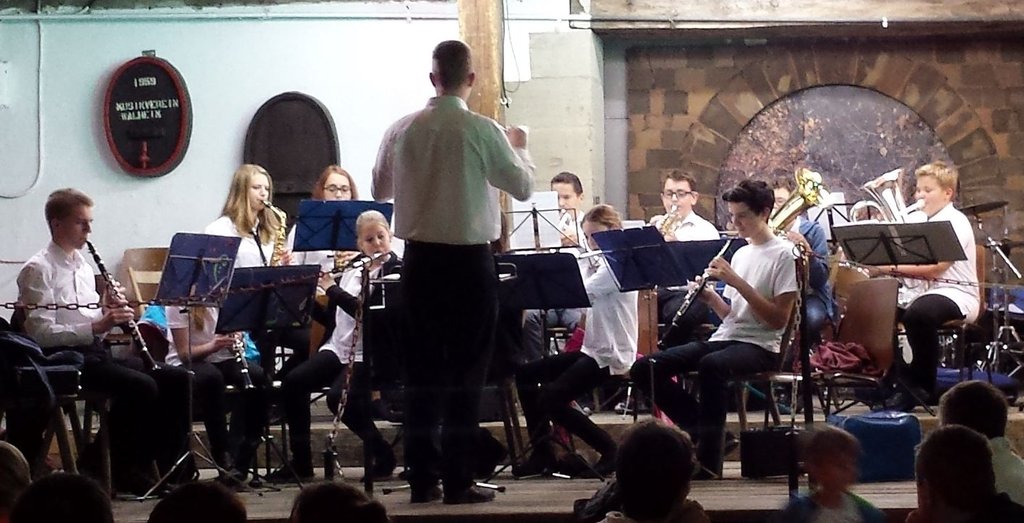 Das Vororchester in Walheim