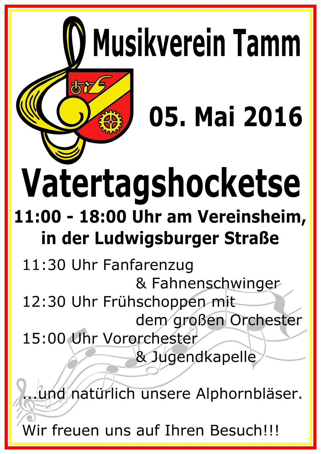 Plakat Vatertag 2016