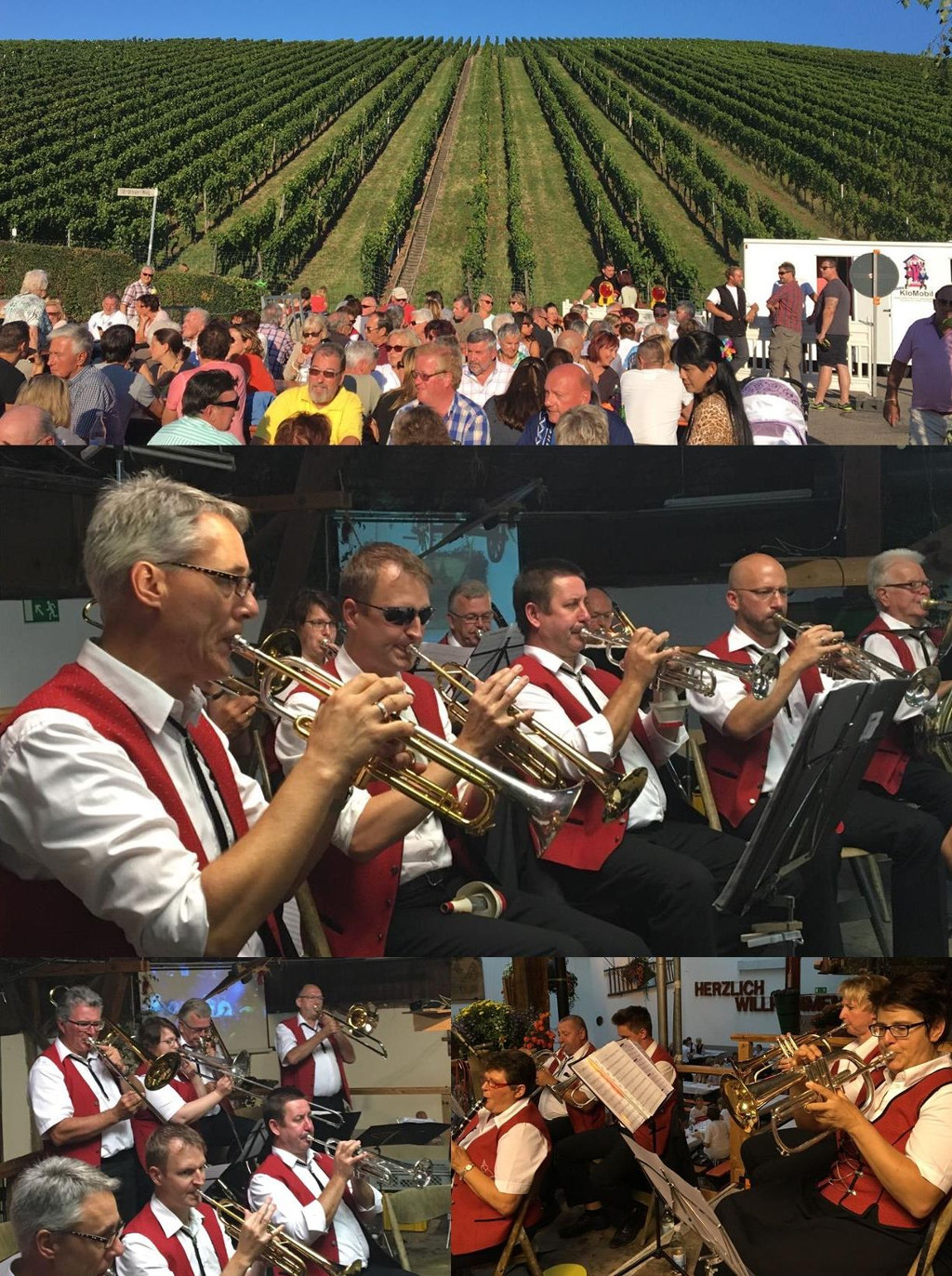 Orchester beim Kelterfest in Strümpfelbach