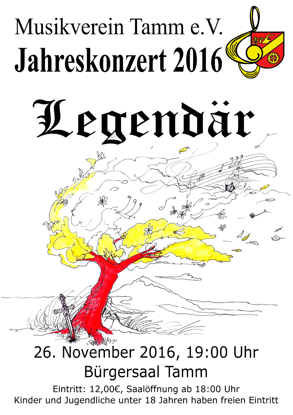 Plakat Jahreskonzert 2013